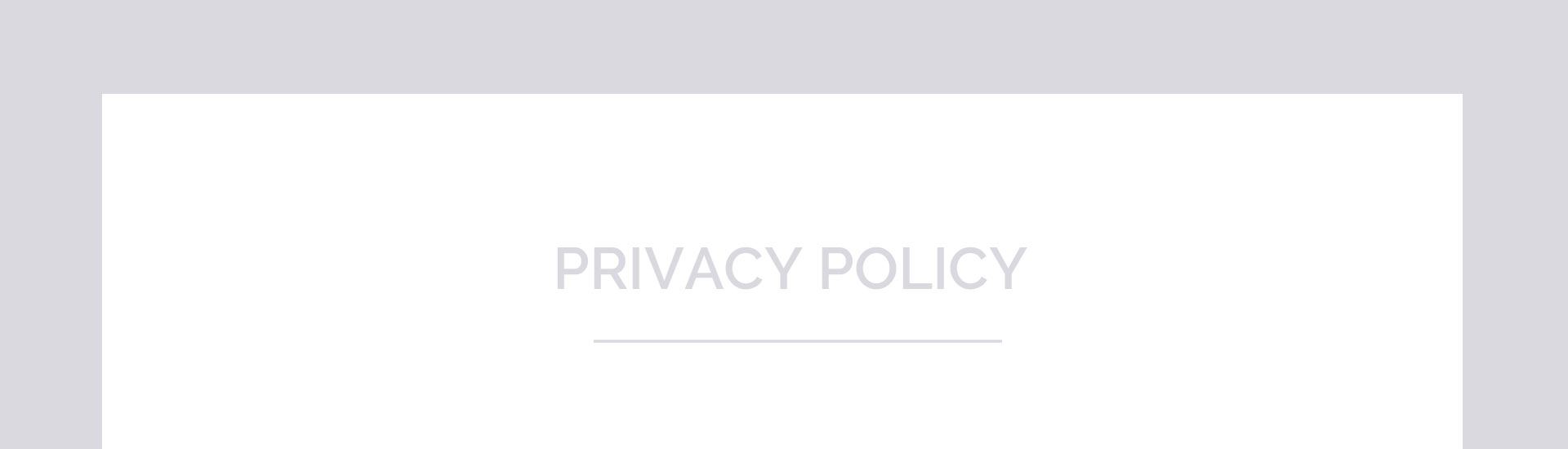North Rona LLP Privacy Policy